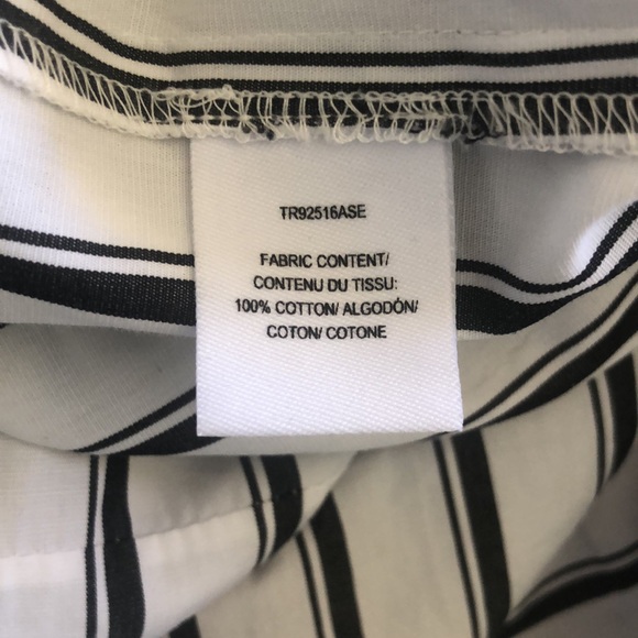 Derek Lam Long-Sleeve Striped Cotton Shirt Dress Size 6 - Picture 7 of 12